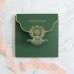 Olive Acrylic Invitation Card With Velvet Holder Foiling Printing Customized